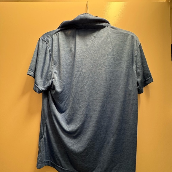 Monterey Club Blue Moisture Wicking Golf Swing Shirt Large - Picture 9 of 10